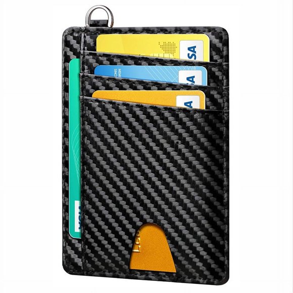 Slim Minimalist Wallet, Front Pocket Wallets, RFID Blocking, Credit Card Holder