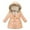 Orange, variant on Godderr Kids Girls Winter Down Hoodie Jacket Coat down Snowsuit Zip up Hoodie Snowsuit Outerwear Waist retraction Solid Color Autumn Winter Outerwear