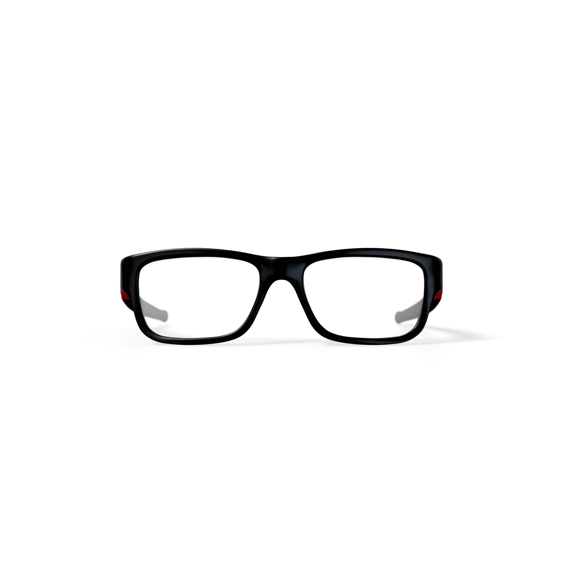 Oakley Youth Marshal XS Optical Glasses, Rectangular Eyeglasses with Demo Lenses, Size 47, Polished Black