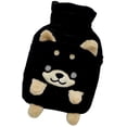 thumbnail image 1 of Bouillotte Noire en Peluche, 1 of 4