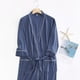 thumbnail image 5 of Kimono Portátil De Algodón, Bata Larga Ajustable, Bata De Baño Suave Y Cálida Hasta La Pantorrilla Con Cinturón Desmontable Para Baño De Hotel En Casa Methold HA027650-02, 5 of 6