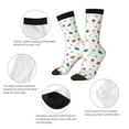 thumbnail image 3 of Fuzoiu Happy Graduation Print Athletic Crew Socks for Men & Women,Casual Crew Socks,Above Ankle Crew Socks for Business, Casual, 3 of 6