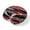 Red, variant on Neck Pillow Ergonomic Memory Foam U Shaped Pillows,Green Palm Leaf Monstera on Black Soft Portable Neck Head Support Cushion Pillow for Travel Airplane Car Office Use,Summer Tropical Plant