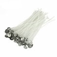 thumbnail image 3 of 100pcs Candle Wicks 8" Cotton Core Candle Making Supplies Pre-tabbed, 3 of 7