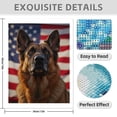 thumbnail image 3 of Diamond Art Kit for Adults, Dog Patriotic Flag Background Diamond Painting for Adults Beginners, DIY Diamond Art Painting Kits, 5D Diamond Painting Crafts for Home Decor 12x16 Frameless, 3 of 7