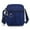 Blue BU, variant on Latrodar Crossbody Bag Nylon Cloth Bag Multi Compartment Medium Bag Middle Aged Casual Shoulder Bag Enduring Blue 9.2x9.2 Inch Home Stuff