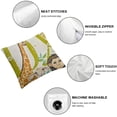 thumbnail image 4 of BANET My Own Name Pillowcase, with Name, Polyester, Plush Fleece - Jungle White, 4 of 5