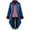 Blue, variant on Lilgiuy Mens Medieval Steampunk Tailcoat Vintage Turn-down Collar Long-sleeved Hoodless Victorian Prince Jacket Frock Coat for Halloween Theme Party Role Play(Blue)