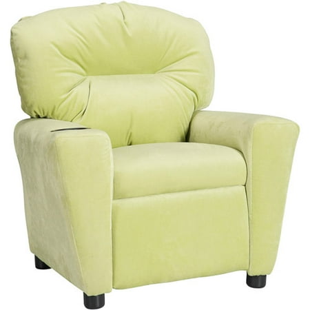 Flash Furniture Kids' Microfiber Recliner with Cup Holder, Multiple Colors