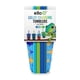 thumbnail image 4 of Ello Kids - Vasos de pl&aacute;stico reutilizables que cambian de color con tapas giratorias a prueba de salpicaduras y pajita, sin BPA, apto para lavaplatos, 12 onzas, selva tropical, Ello NA, 4 of 7