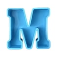 thumbnail image 1 of Large Letter Molds - DIY Epoxy Resin Casting Mold Silicone Alphabet (I), 1 of 8