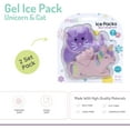 thumbnail image 2 of WWS-Gel Ice Packs for Toddlers & Kids, 2 Pack, Keep Lunches and Snacks Cool, Soothe Boo-Boos, Reusable, 2 of 4