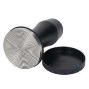 Coffee Tamper Aluminum Alloy Calibrated Tamper with Spring Loaded Stainless Steel Base for Cafe Home 58 Thread Bottom