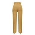 thumbnail image 6 of Womens Sweatpants High Waist Straight Leg Flattering Casual Suit Long Wide Leg Sweatpants Women Gold Xl, 6 of 6