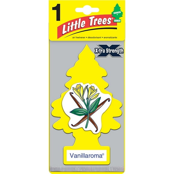 Car Freshener Little Trees Extra Strength Air Freshener-Vanillaroma, 1 Ct