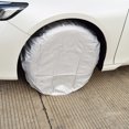 thumbnail image 4 of OULII 4Pcs Easy Install Rv Tire Covers Silver Oxford Cloth Wheel Tire Protectors for Trucks and Trailers, 4 of 8