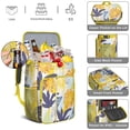 thumbnail image 4 of Aloha Themed Insulated Backpack Cooler - 20L, Multiple Pockets for Utensils, Tablets, and Drinks, 4 of 6