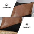 thumbnail image 2 of Living Room Pillow Cover Square Coffee Shop Multi Pu Polyester Decorative 1Set, 2 of 4