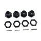thumbnail image 3 of 4 bujes de rueda hexagonales para coche RC de 17 mm, piezas de repuesto para coche RC Negro, 3 of 9
