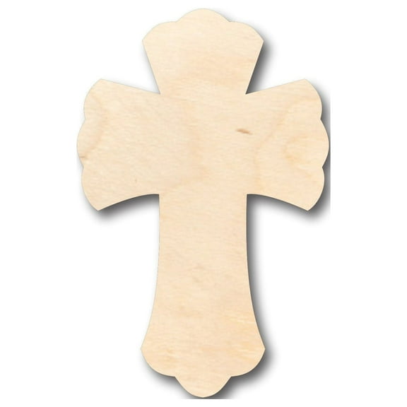 Unfinished Wood Cross Shape - Craft - up to 46" DIY 30" / 1/4"