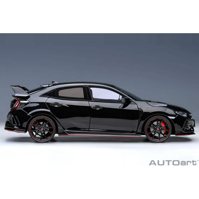 1/18 Honda Civic Type R マットブラック 2021 Honda Civic Type R (FK8) RHD (Right Hand Drive) Crystal