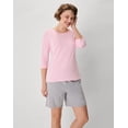 thumbnail image 7 of Hanes Women's T-Shirt Raglan Sleeve Tee Stretch Cotton Plain 6 Colors sz S-2XL, 7 of 7