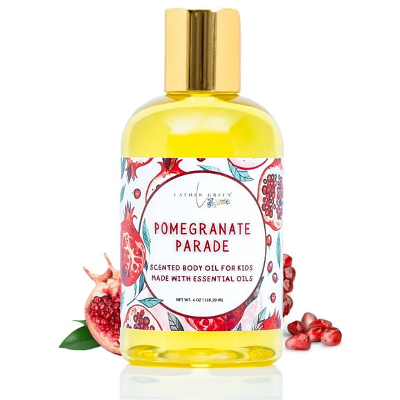 Pomegranate Parade Kids Body Oil - 4 oz by LatherGreen
