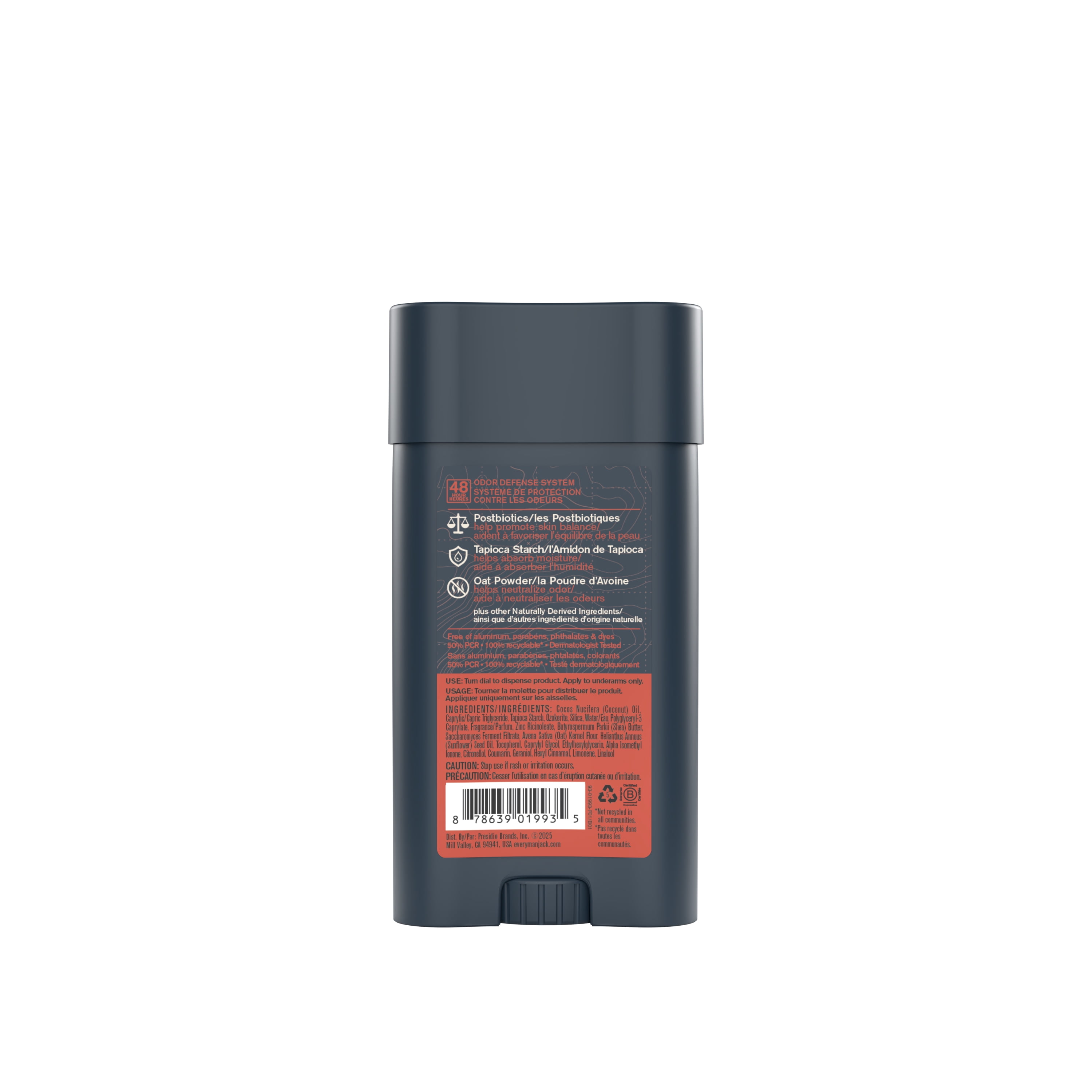 Every Man Jack Deodorant, Redwood Forest 74g/2.6oz.