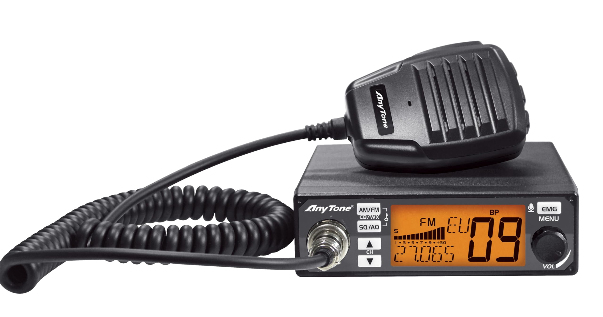 Radio CB AnyTone AT-500M II de 40 canales para camión 12/24 V