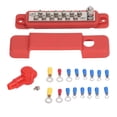thumbnail image 2 of Power Distribution Block 12 Studs M8 Heavy Duty Busbar Box 48VDC 150A For  Yacht, 2 of 8