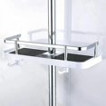 thumbnail image 1 of Estante de ducha ajustable montado en la pared, cesta de almacenamiento de cocina para baño, montado en manguera, carrito de ducha de metal a prueba de óxido, cómoda cómoda montada en la pared, 1 of 4