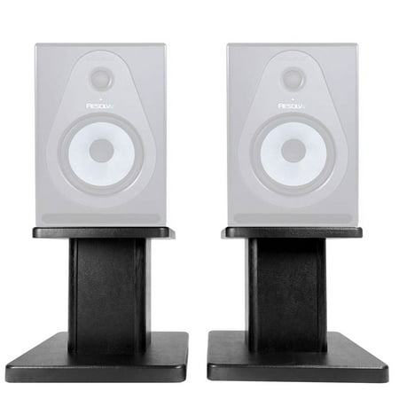 Rockville 8” Black Studio Monitor Speaker Stands For Samson Resolv (The Best Studio Monitor Speakers)