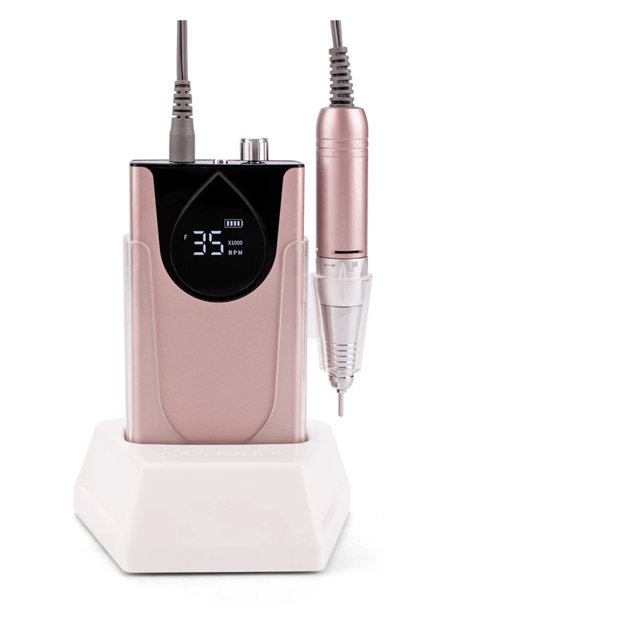 Professional Electric Manicure Nail Drill Machine 35000 RPM Portable Rechargeable Cordless ,Widely Use