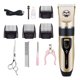 thumbnail image 4 of Pet Cat Dog Hair Aseo Afeitado Clippers Kit USB Recargable - Paquete de 3 Paquete 3 Sunnimix Recortador de pelo de perro, 4 of 8