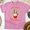 Azalea, variant on Just a Girl Who Loves Christmas T-Shirt | Retro Pin-Up Holiday Graphic Tee, Natural, Size L