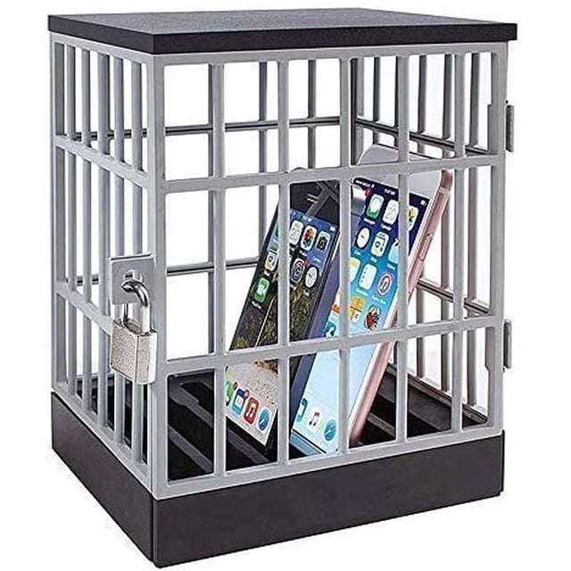Cell Phone Prison Lock Smartphone Stand Classroom Home Desk Office Storage Gadgets-Family Time
