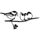 thumbnail image 1 of Pájaro de metal, silueta de acero, decoración de arte de pared de metal, pájaro en rama, estatua de pájaro de metal, tocón de árbol, rama de pájaro para patio trasero, jardín de casa,, 1 of 6