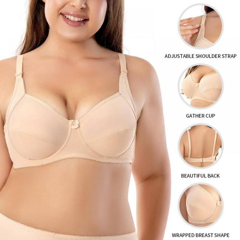 C cup D cup big bra large bra breathable anti perforation sexy gather thin  cup bra