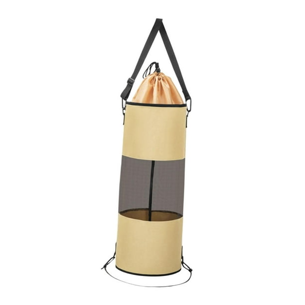 Bolsa de basura para barco, bote de basura para barco, bolsa de basura ligera, equipo de navegación, caqui