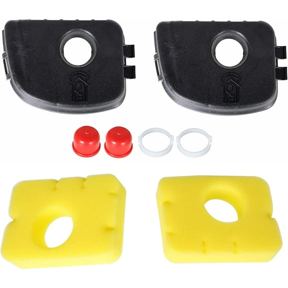 EPOTOOR Air Cleaner Cover 595660 Air Filter 799579 Replacement for 590581 08P502 08P602 09P602 09P702 Series Engines MTD Troy Bilt AYP（2 Pack of）