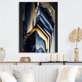 thumbnail image 2 of Designart Abstract Geode Geometric Blue IV Canvas Wall Art, 2 of 5