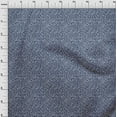 thumbnail image 3 of oneOone Cotton Jersey Navy Blue Fabric Leaves Artistic Sewing Craft Project Fabric Prints By Yards 58 Inches Wide, 3 of 4