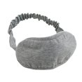 thumbnail image 1 of 1 antifaz de algodón para dormir, antifaz grueso para dormir, ideal para viajes y oficina (gris), 1 of 6