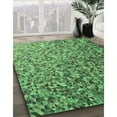 thumbnail image 3 of Ahgly Company Machine Washable Indoor Rectangle Transitional Jungle Green Area Rugs, 8' x 10', 3 of 7