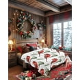 thumbnail image 4 of Christmas Cardinal Bird Flannel Blanket for Bed,Travel and Camping, Red Bird Pine Leaves Farmhouse Super Soft Cozy Blanket for All Seasons 32"x48", 4 of 6