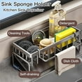 thumbnail image 4 of 1 Sink Organizer With Drain Tray For Sponges & Cleaning Tools, 4 of 5