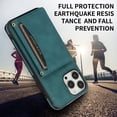 thumbnail image 5 of Jiahe Cover for iPhone 11, Wallet Case with Card Holder Pocket,Rugged Shockproof PU Leather Kickstand Card Slot Anti-Scratch Case Cover, blue, 5 of 5