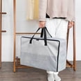 thumbnail image 2 of Coofit Comforter Storage Bag Dustproof Large Clothes Organizer Bag Bedding Organizer, 2 of 6