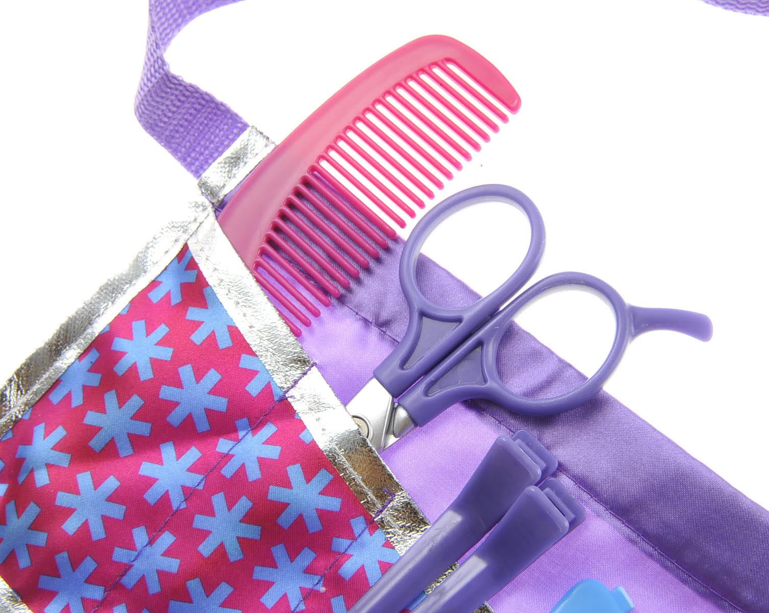 PlayWorld Pretty in Pink Hair Stylist Fashion Pretend Play Set - Pink