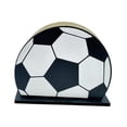 thumbnail image 3 of Servilletero con temática deportiva, servilletero para restaurante, organizador de moda vertical Fútbol, 3 of 7